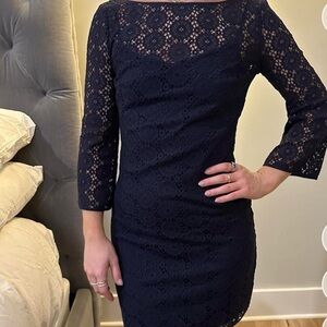 Lilly Pulitzer Midnight Blue Lace Dress